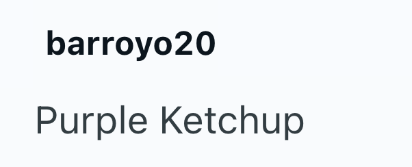 barroyo20 Purple Ketchup