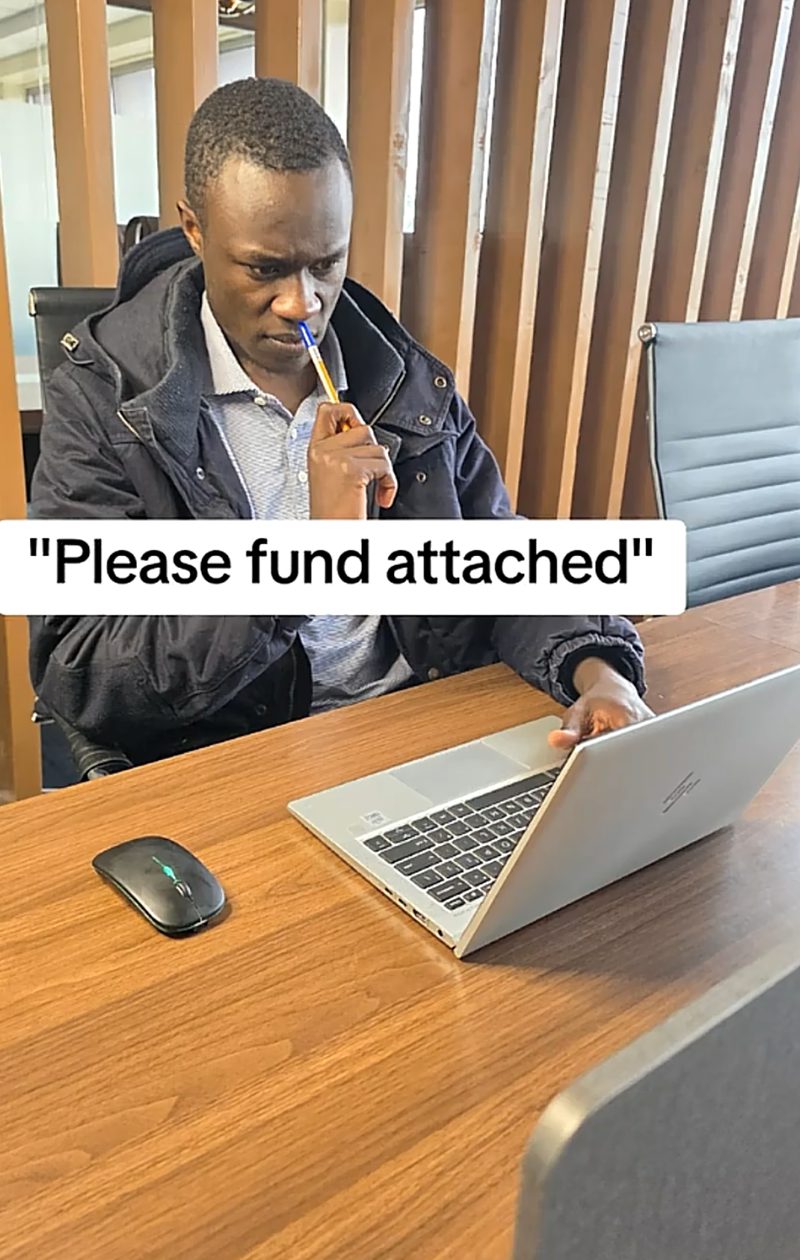 "Please fund attached"