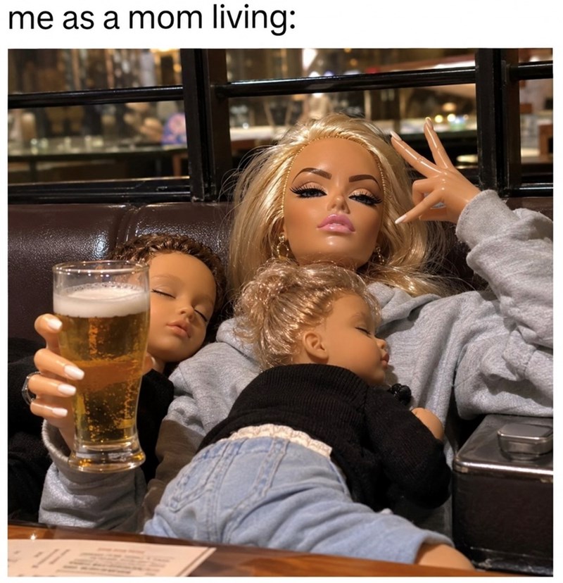 me as a mom living: