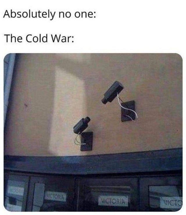 Absolutely no one: The Cold War: VICTORIA VICTO