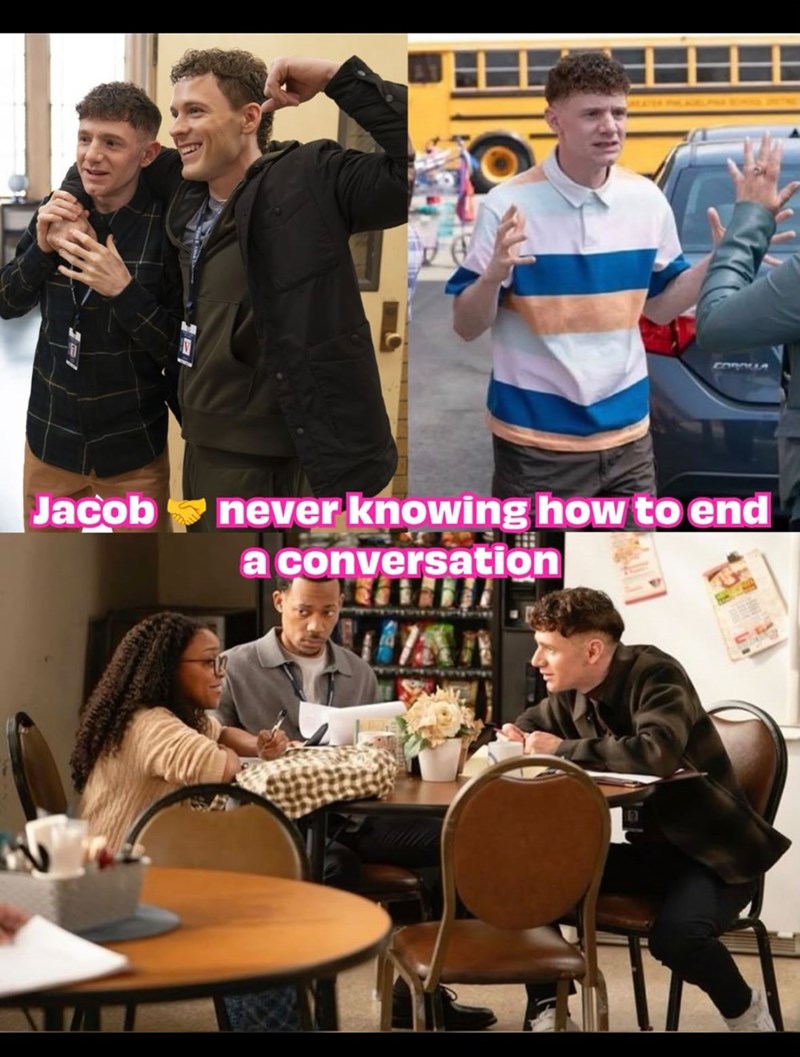 JP1 COROLLA Jacob never knowing how to end a conversation