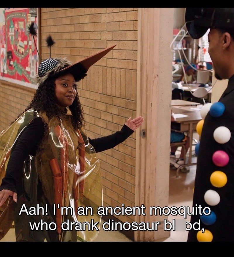 Aah! I'm an ancient mosquito who drank dinosaur blood,