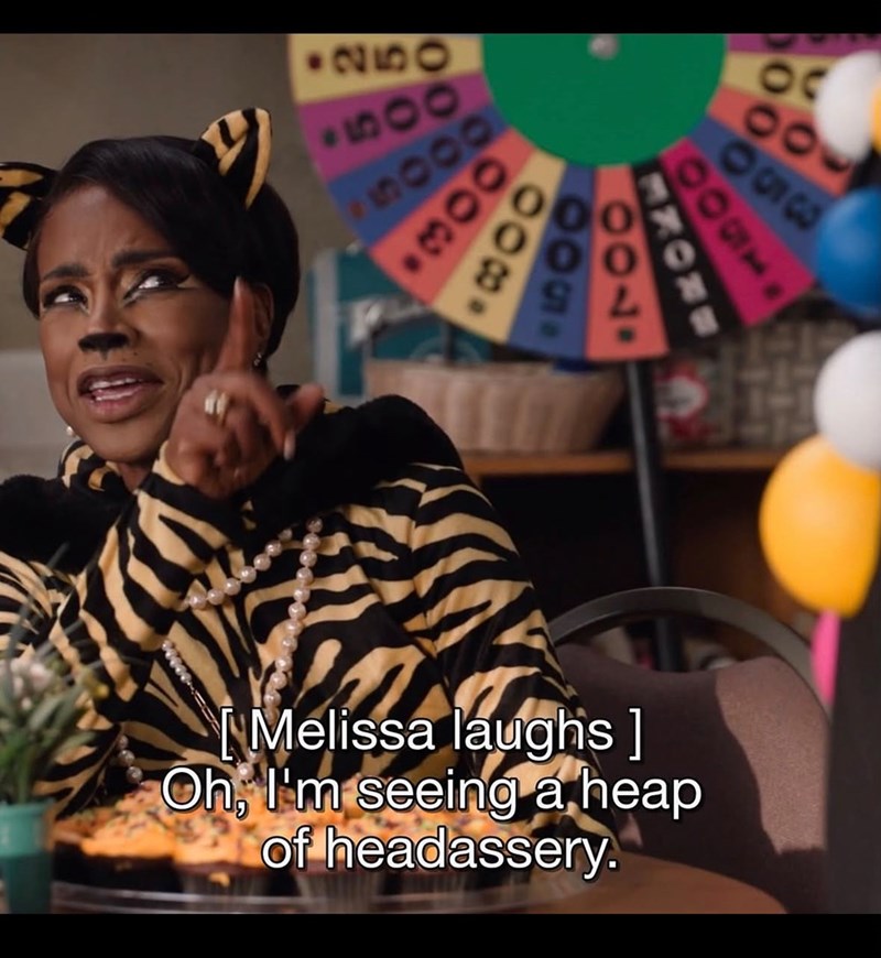 ༡ 250 00 0 S 8 OC 00 350 48030 770 Melissa laughs] Oh, I'm seeing a heap of headassery.