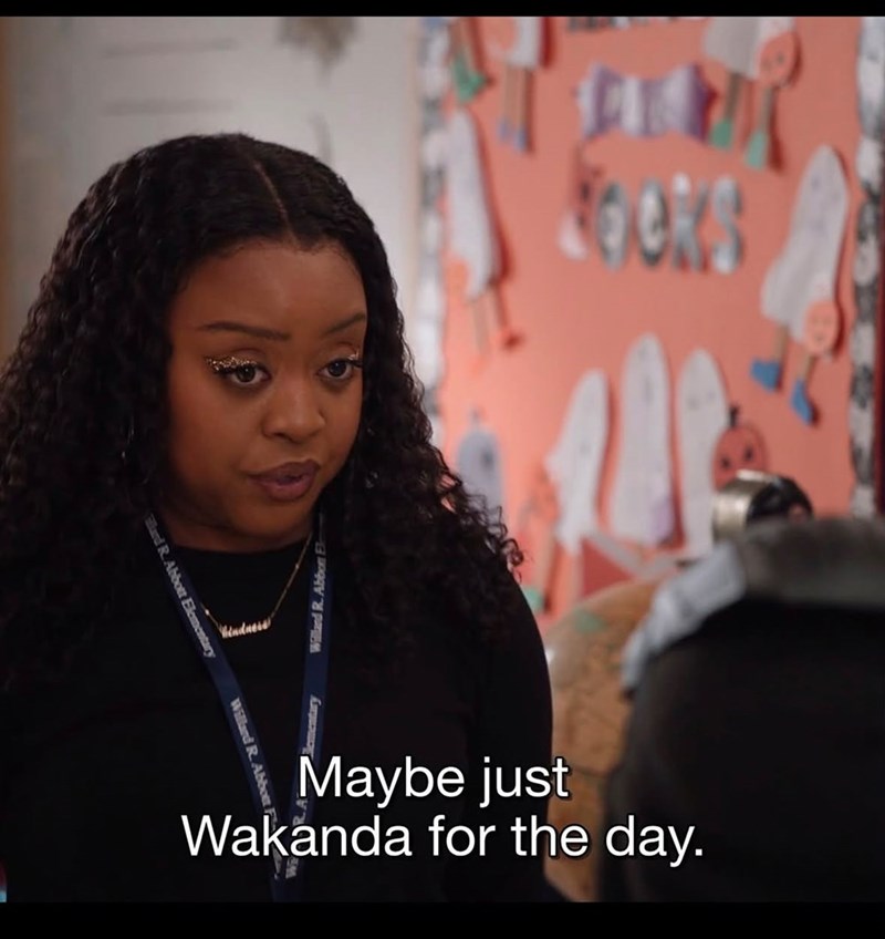 Mindness llard R. Abbott Elementary Willard R. Abbon Willard R. Abbon PERS Maybe just Wakanda for the day.