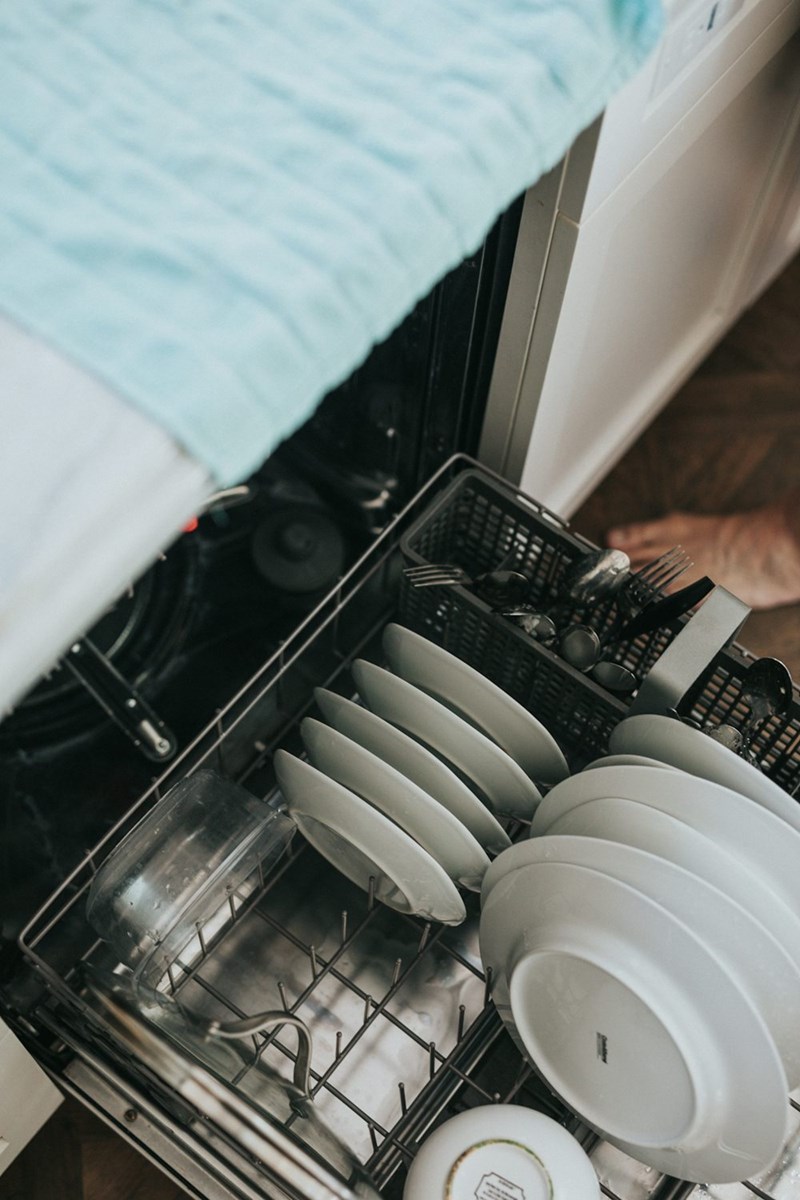 A dishwasher