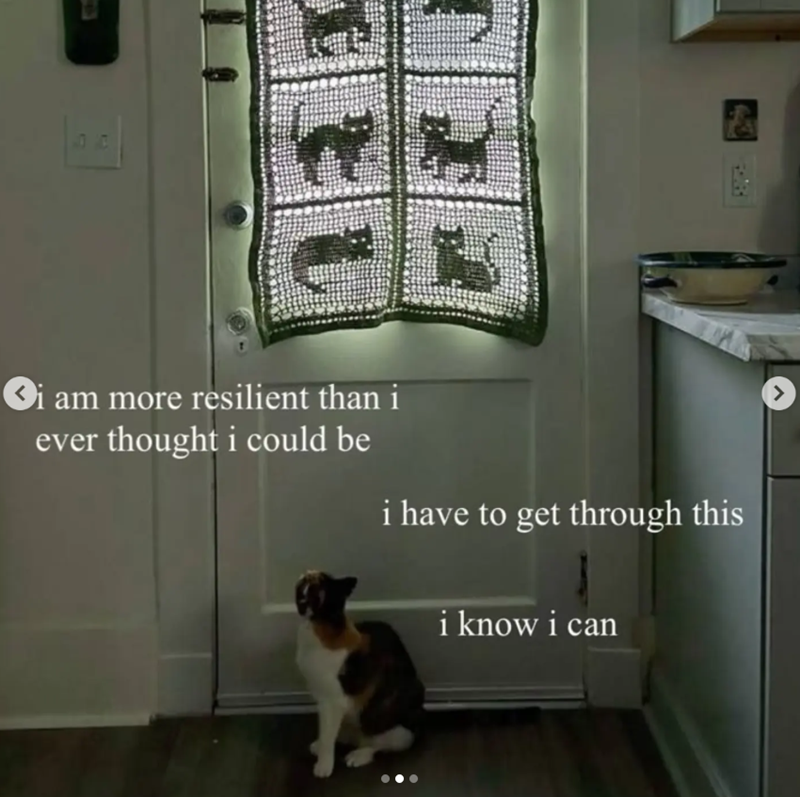 00 i am more resilient than i ever thought i could be i have to get through this i know i can >