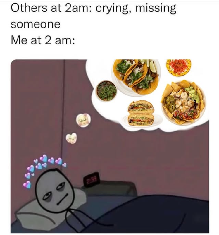 Others at 2am: crying, missing someone Me at 2 am: 2:39