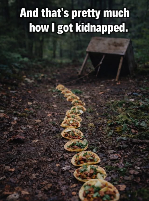 And that's pretty much how I got kidnapped.