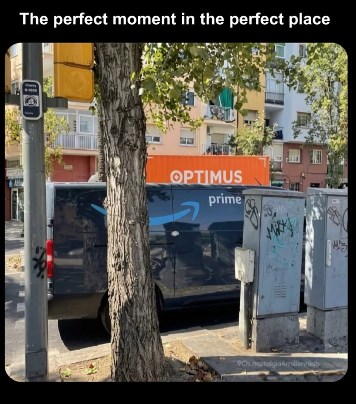 The perfect moment in the perfect place Cherry 6-1900 OPTIMUS prime n 90s.nostalgia4millennials