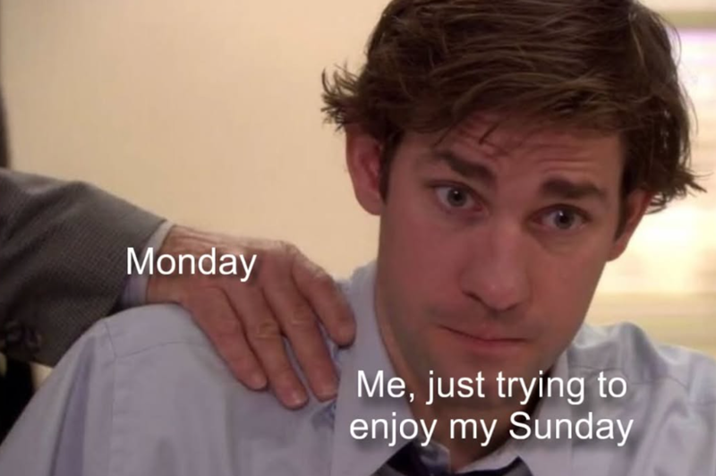 Monday Me, just trying to enjoy my Sunday