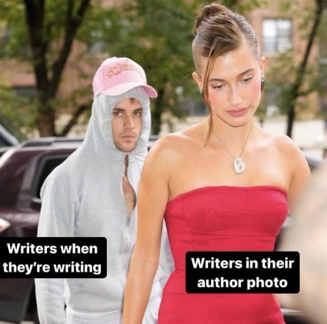 ومة البكي Writers when they're writing Writers in their author photo
