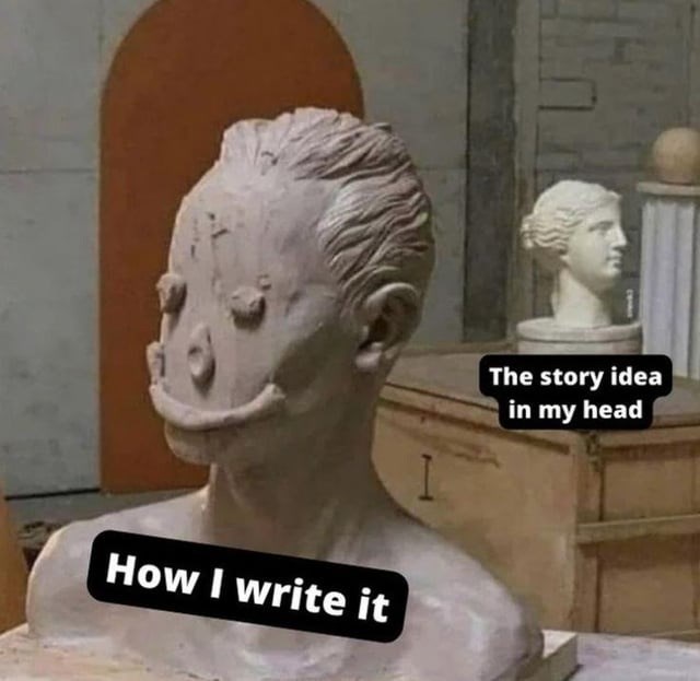 How I write it The story idea in my head