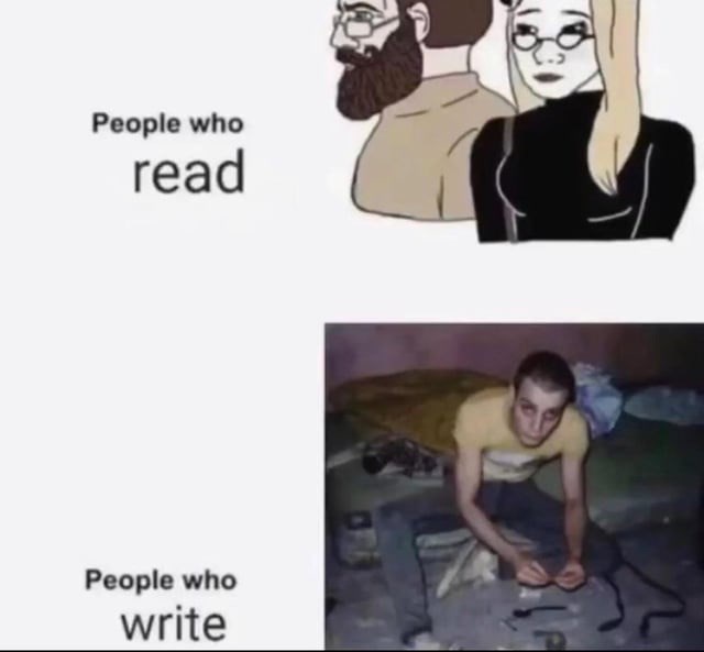 People who read People who write