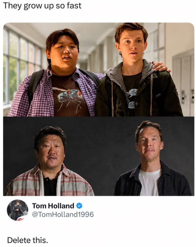 They grow up so fast Tom Holland → @TomHolland1996 Delete this. LOST ELECTR ARE Y POSIT