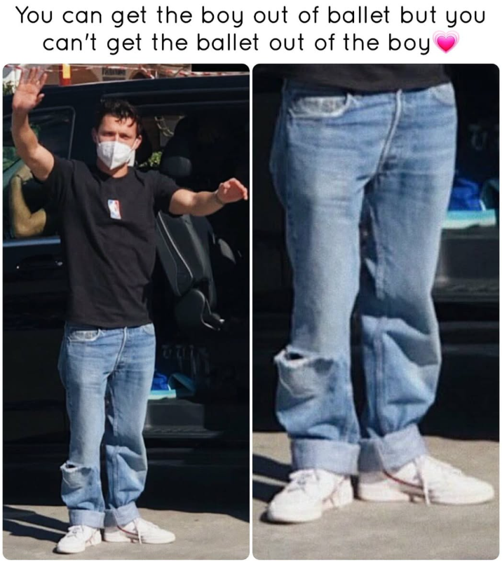 You can get the boy out of ballet but you I can't get the ballet out of the boy