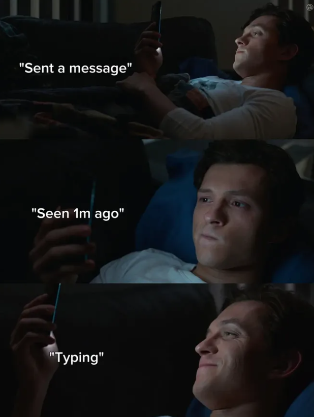 "Sent a message" "Seen 1m ago" "Typing" @