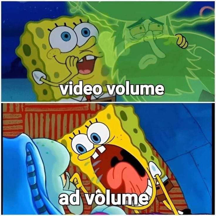 video volume DD ad volume