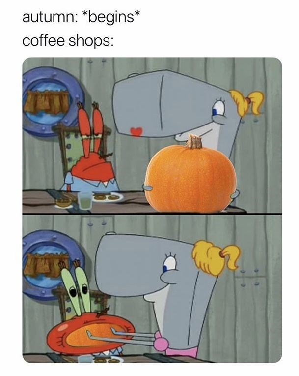 autumn: *begins* coffee shops: