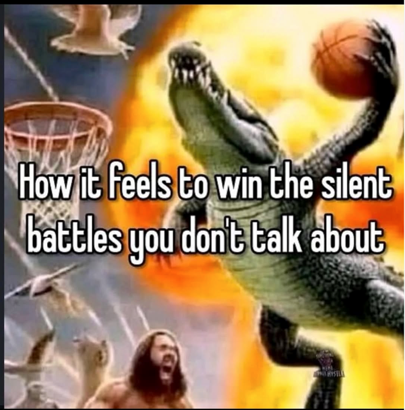 How it feels to win the silent battles you don't talk about MEME PHYSEL
