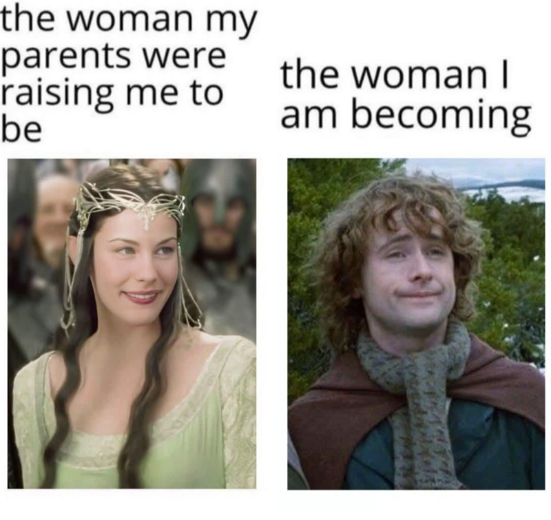 the woman my parents were raising me to be the woman I am becoming