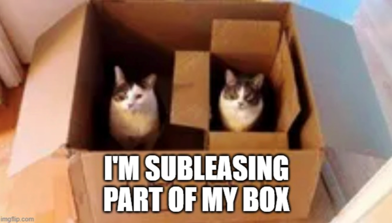 imgflip.com I'M SUBLEASING PART OF MY BOX
