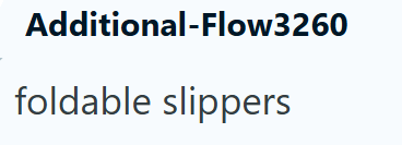 Additional-Flow3260 foldable slippers