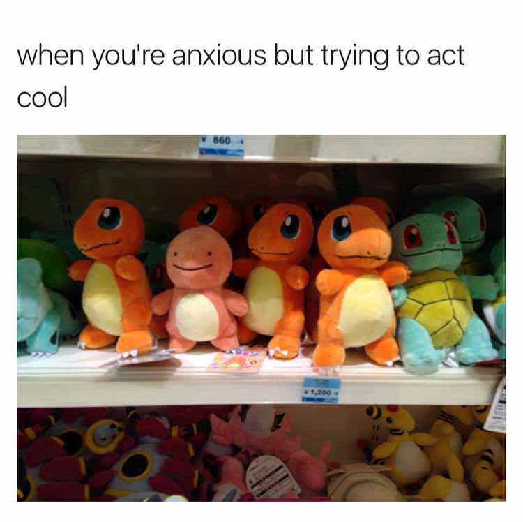 when you're anxious but trying to act cool 860 1,200.