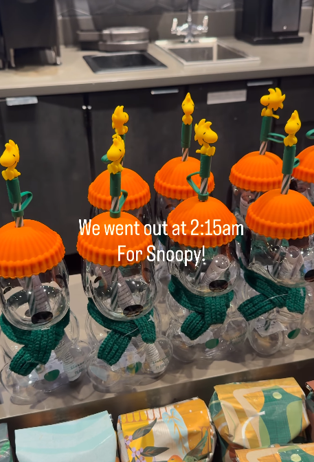We went out at 2:15am For Snoopy!
