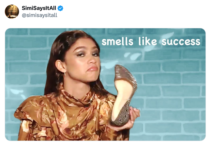SimiSaysItAll @simisaysitall smells like success