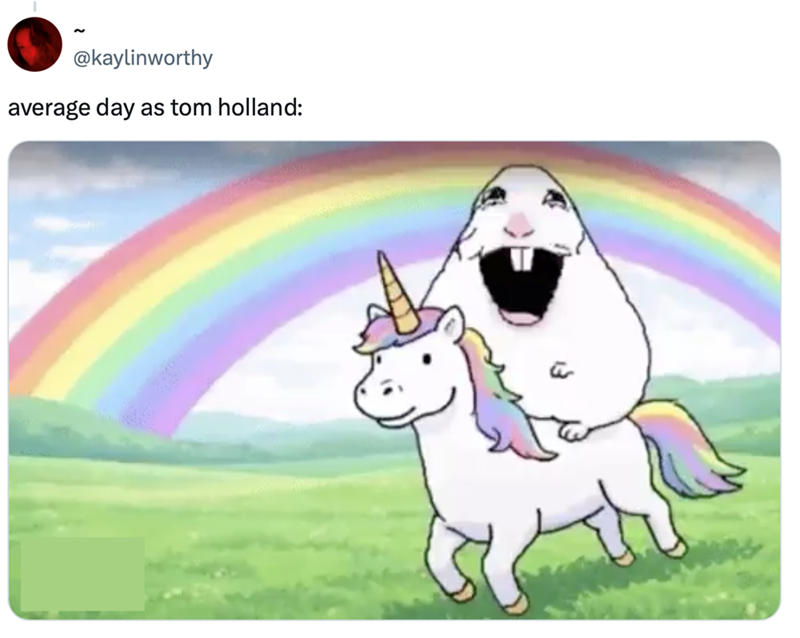 @kaylinworthy average day as tom holland: