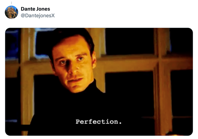 Dante Jones @DantejonesX Perfection.