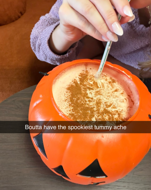 Boutta have the spookiest tummy ache