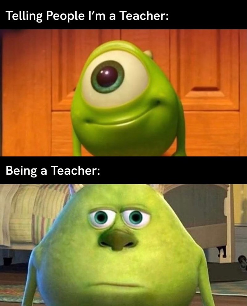 Telling People I'm a Teacher: Being a Teacher: