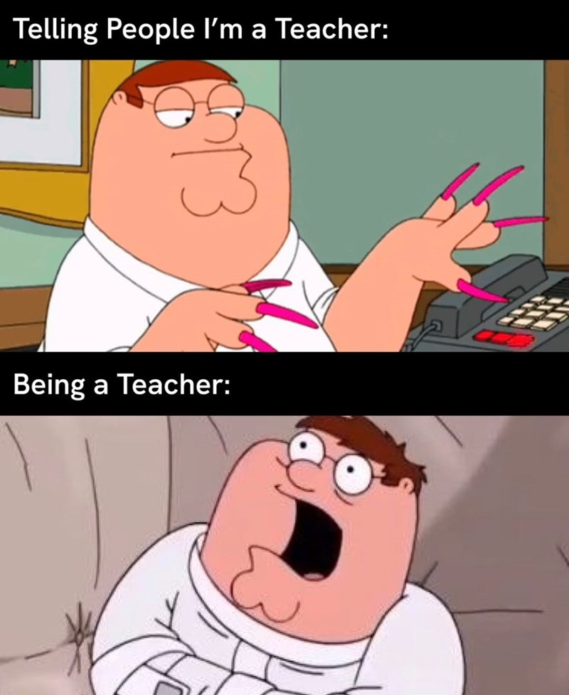 Telling People I'm a Teacher: Being a Teacher: