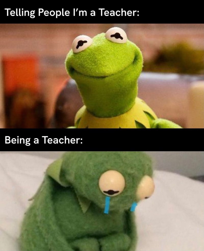 Telling People I'm a Teacher: Being a Teacher: