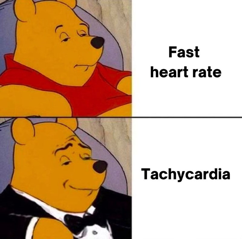 Fast heart rate Tachycardia