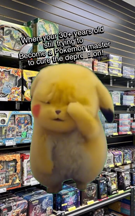YCEZZAR LUCARIO V When your 30+ years old still trying to Become a Pokemon master to cure the depre_son!