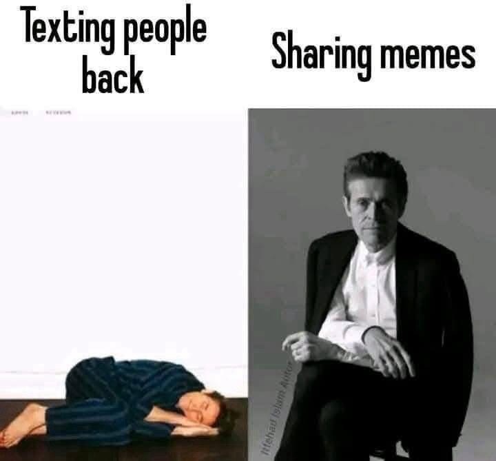 Texting people Sharing memes back Ittehad Islam Autor