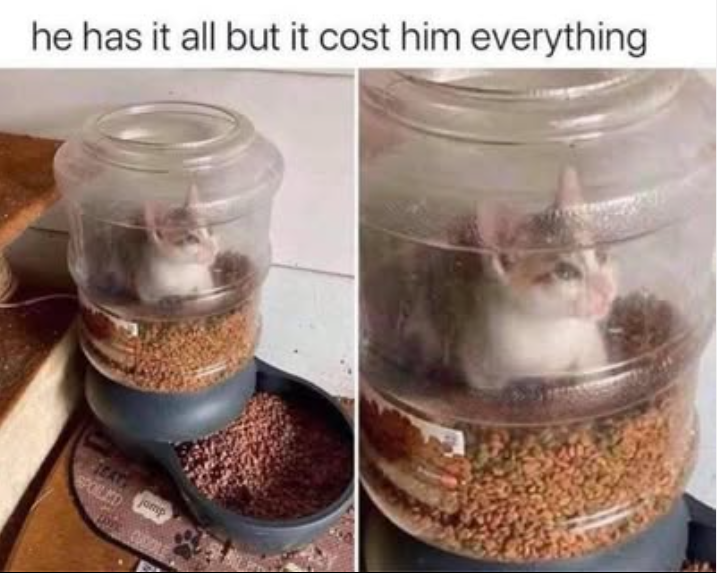 he has it all but it cost him everything TEAT SPOILED jomp