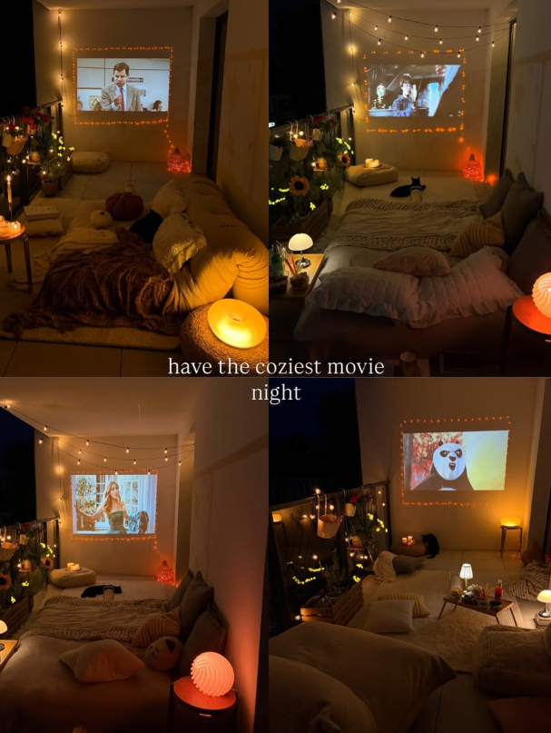 have the coziest movie night
