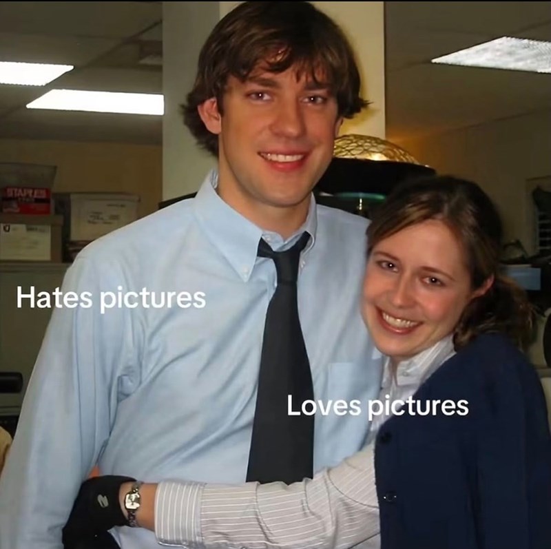 Ο STAPLES Hates pictures Loves pictures