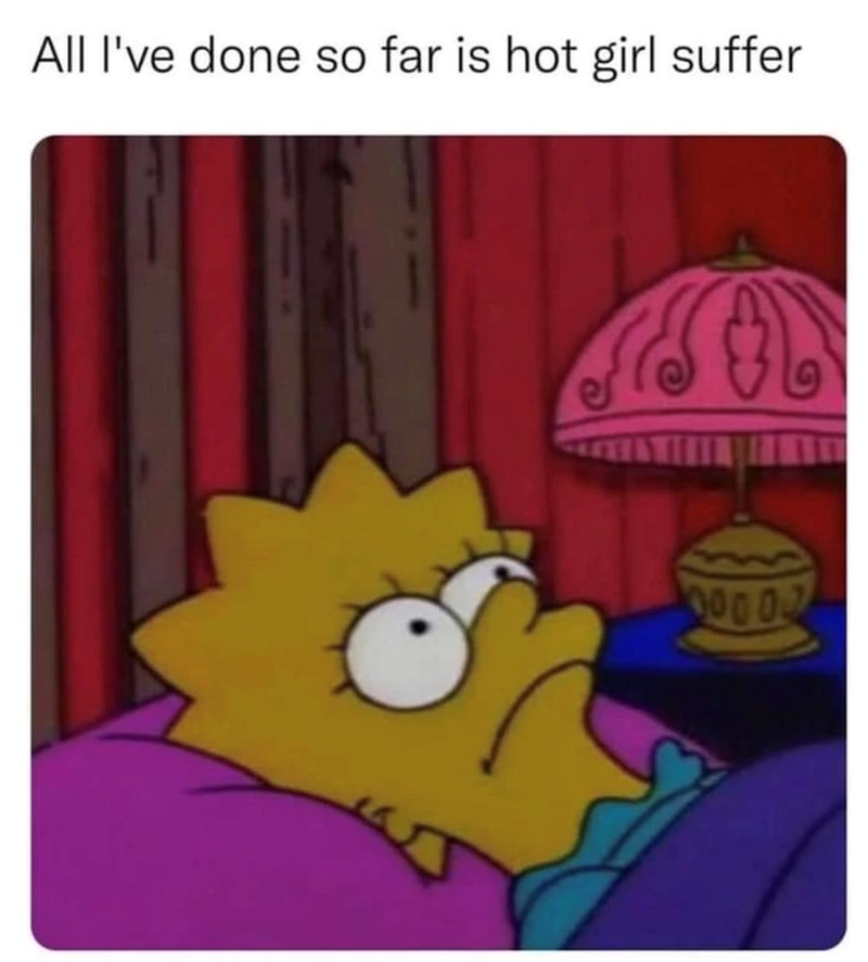 All I've done so far is hot girl suffer 00002
