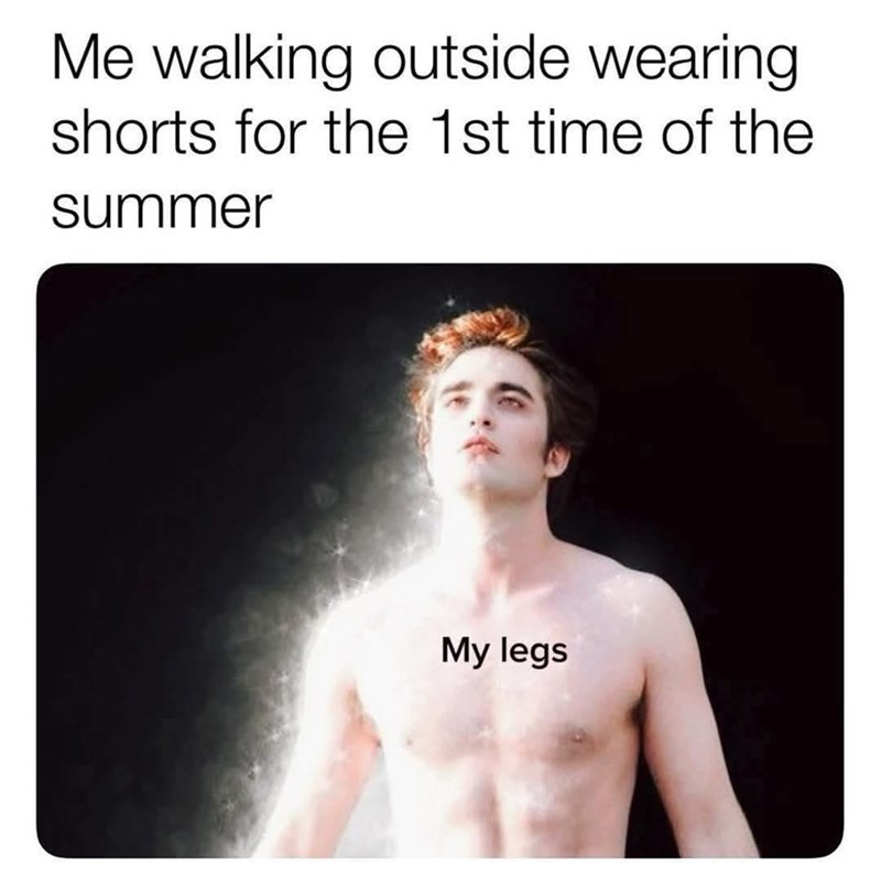 Me walking outside wearing shorts for the 1st time of the summer My legs
