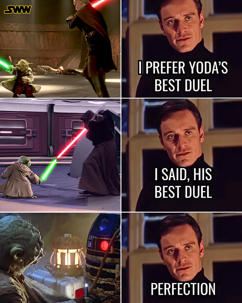 SWW I PREFER YODA'S BEST DUEL I SAID, HIS BEST DUEL PERFECTION