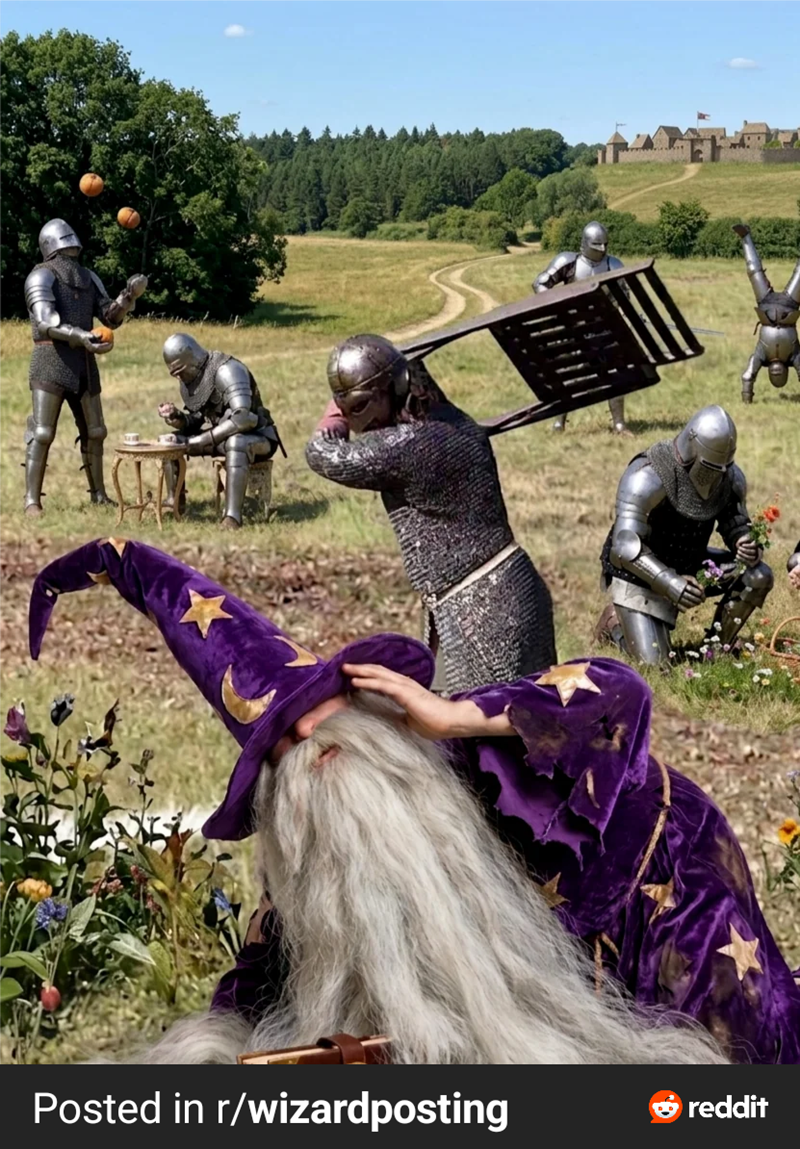 Posted in r/wizardposting reddit