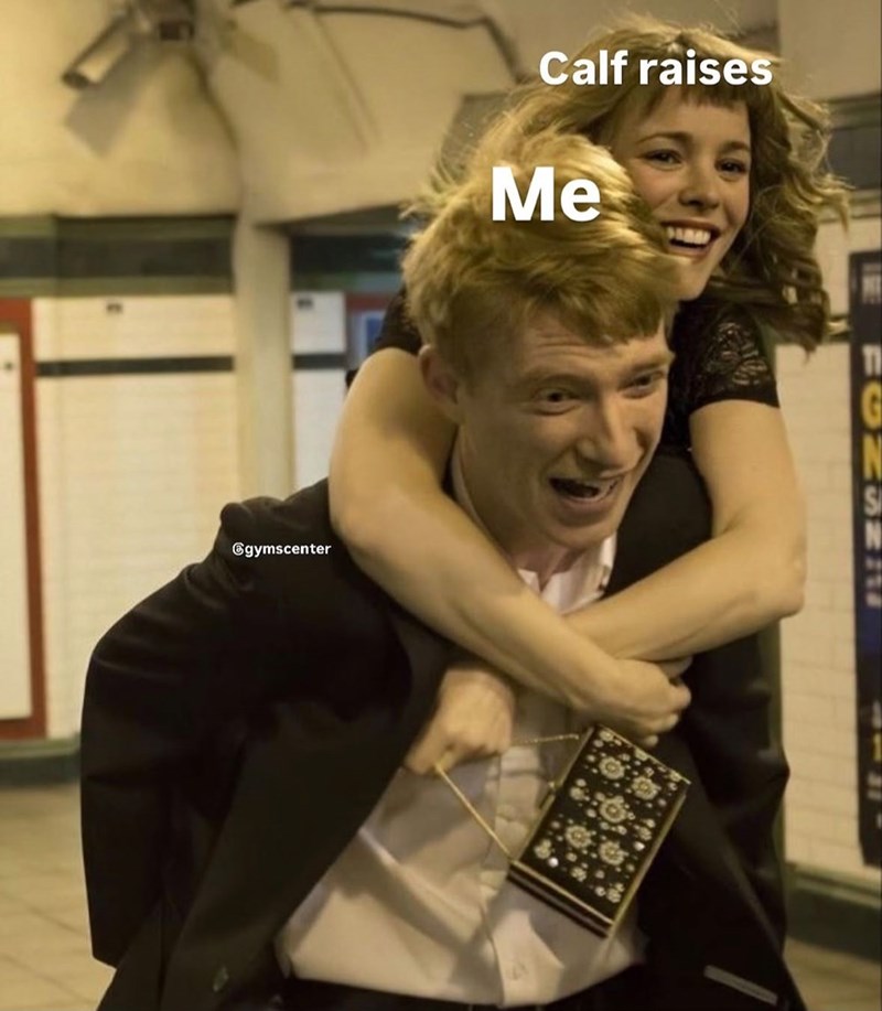 Calf raises Me @gymscenter G CONSENE