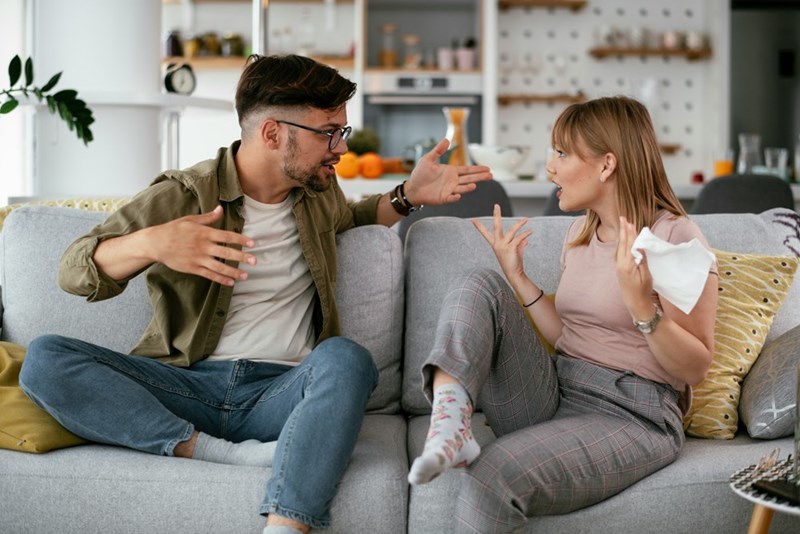 The siblings argued after he refused to recommend her for the tech job.