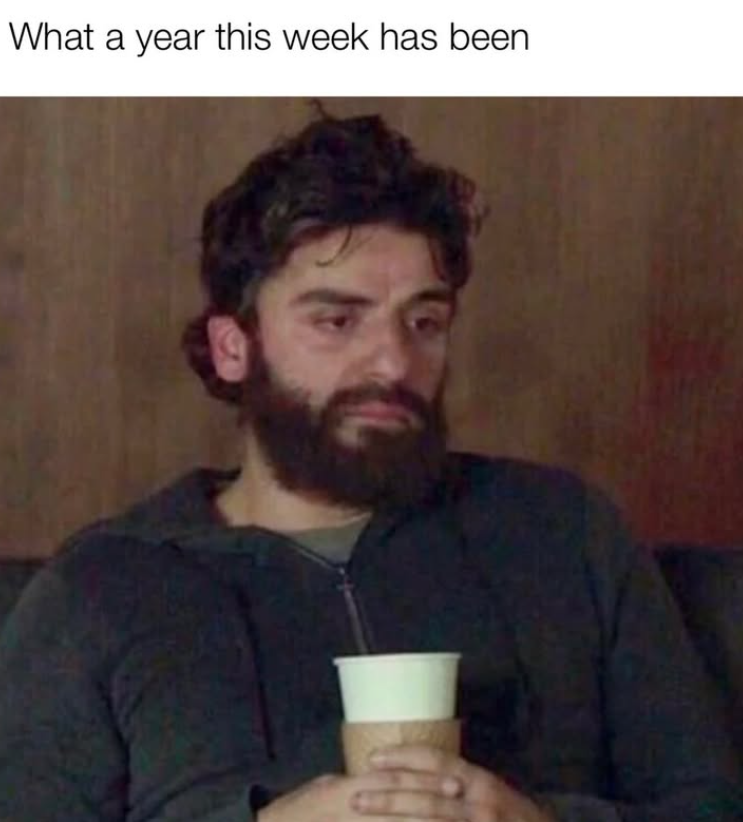 What a year this week has been