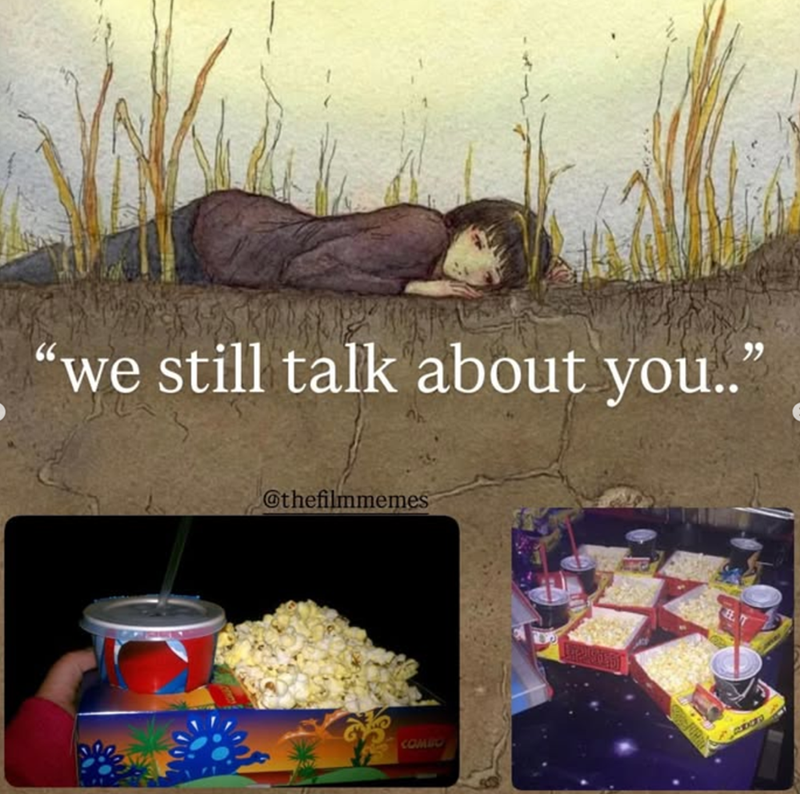 "we still talk about you..' @thefilmmemes COMBO