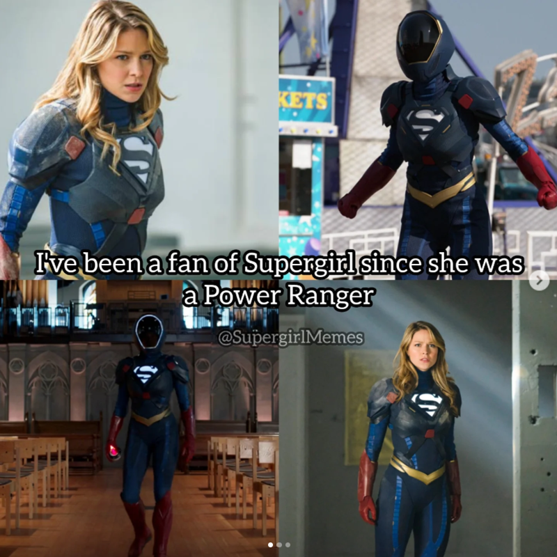 KETS I've been a fan of Supergirl since she was à Power Ranger @SupergirlMemes